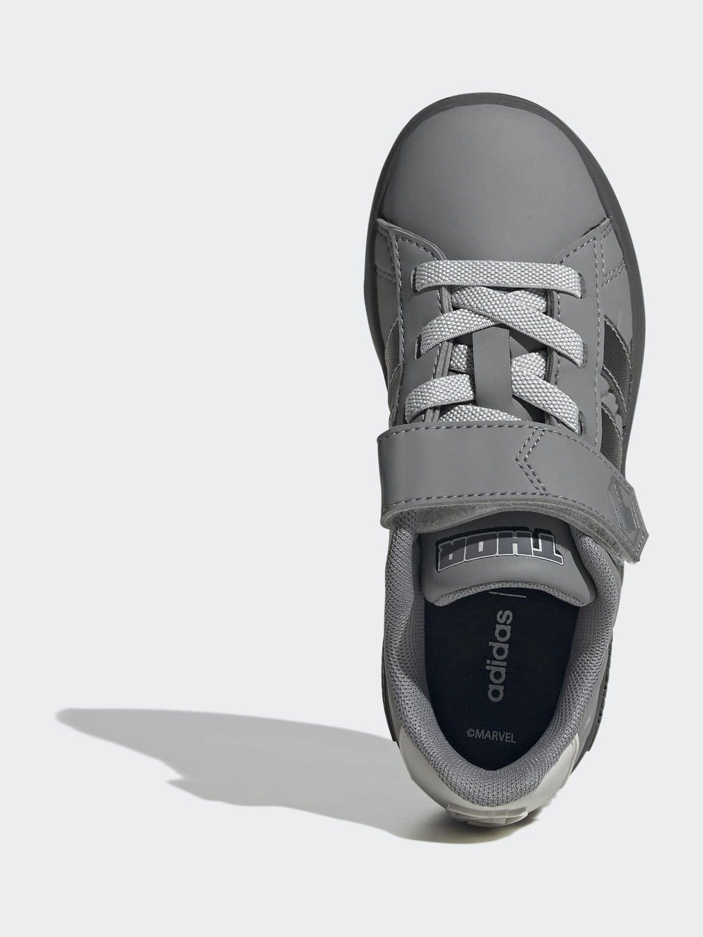 Dsiney Kidz - adidas Grey Grand Court Avengers EL K Trainers image 6