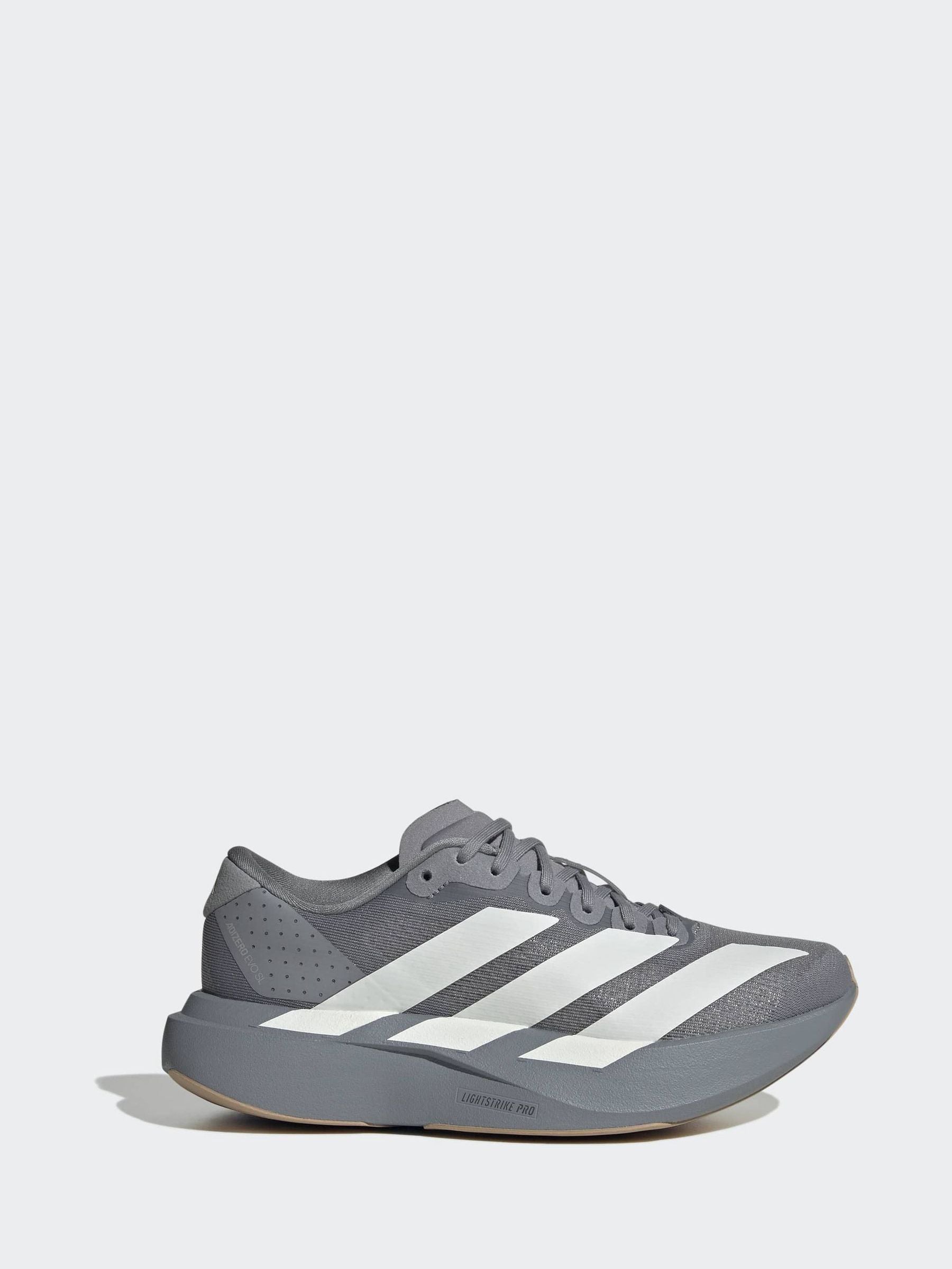 adidas Grey adizero Evo SL Junior Trainers image 2