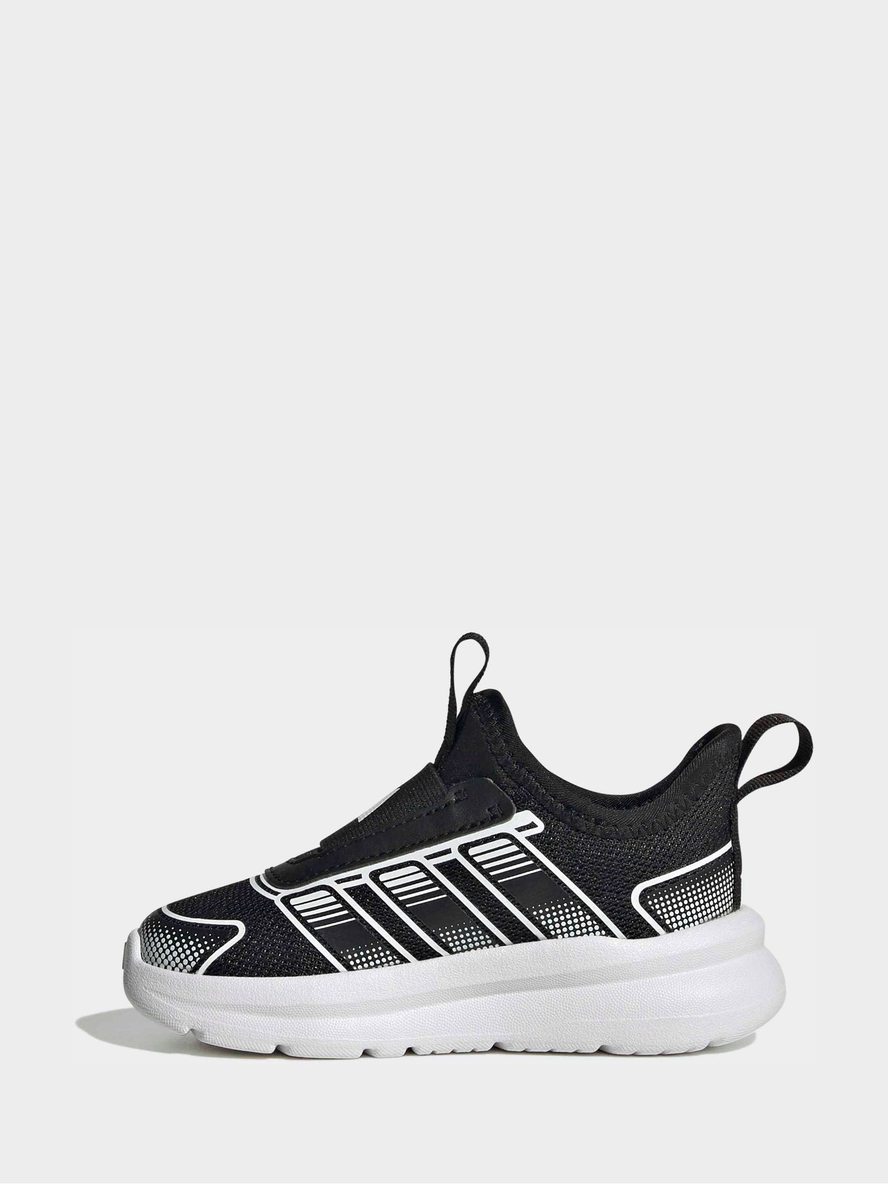 adidas Black Tensaur Comfort 2 AC Trainers image 8