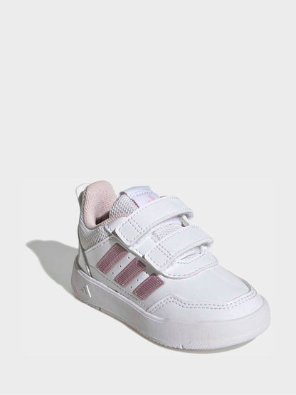 adidas Pink/White Hook and Loop Tensaur Sport 3.0 Infant Trainers image 1
