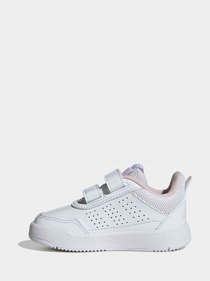 adidas Pink/White Hook and Loop Tensaur Sport 3.0 Infant Trainers image 3