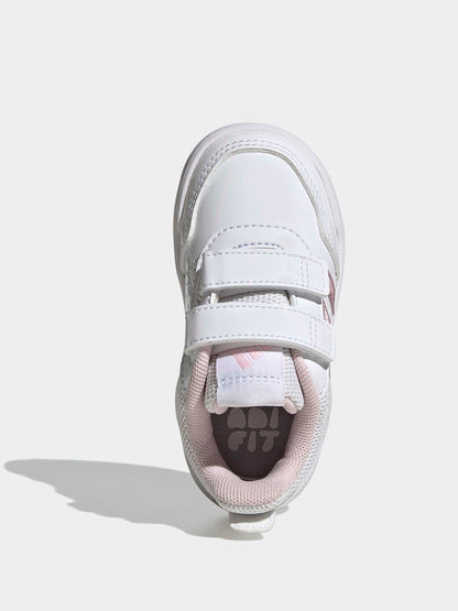 adidas Pink/White Hook and Loop Tensaur Sport 3.0 Infant Trainers image 6