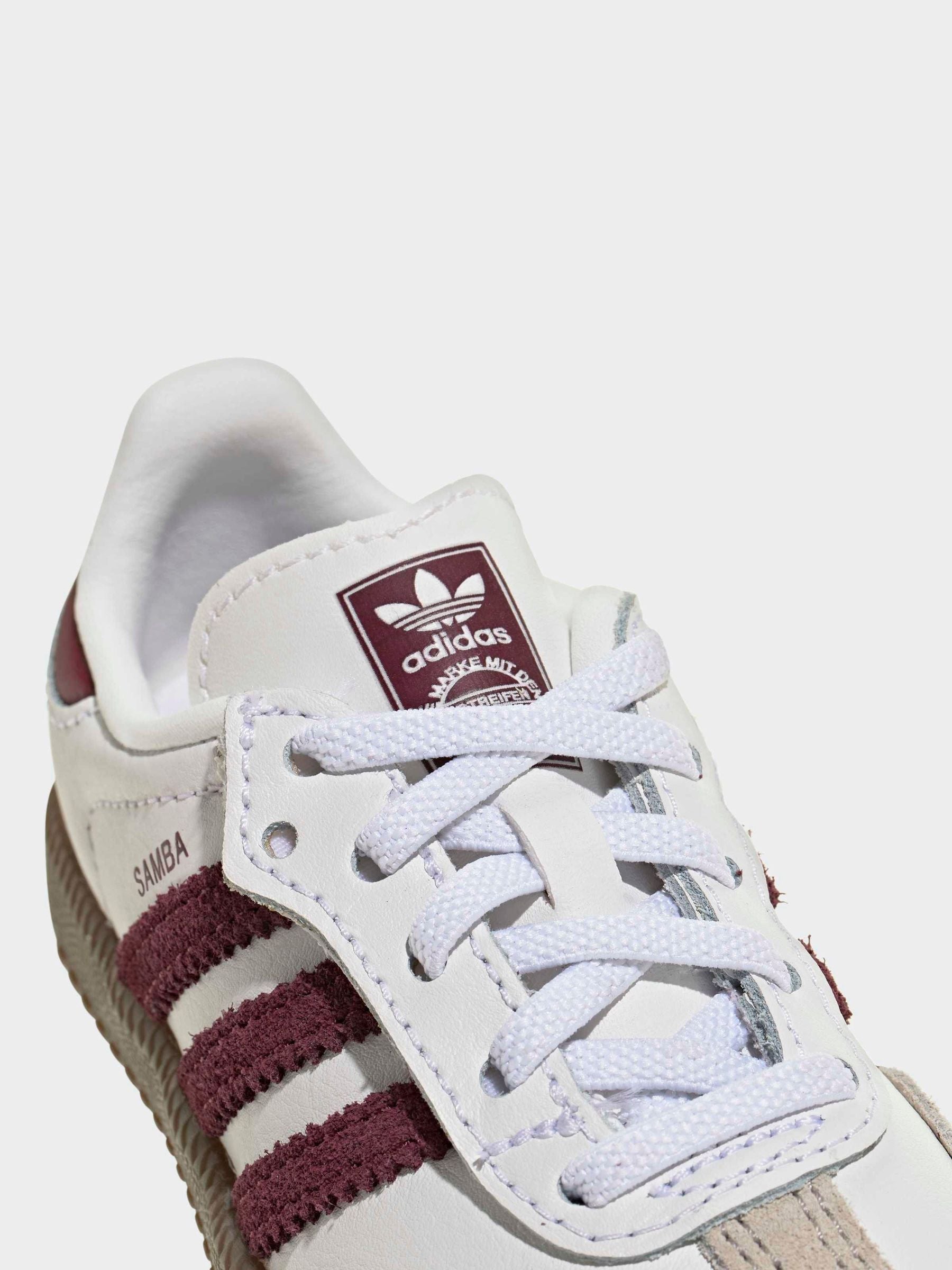 adidas Originals White Samba OG C Trainers image 4