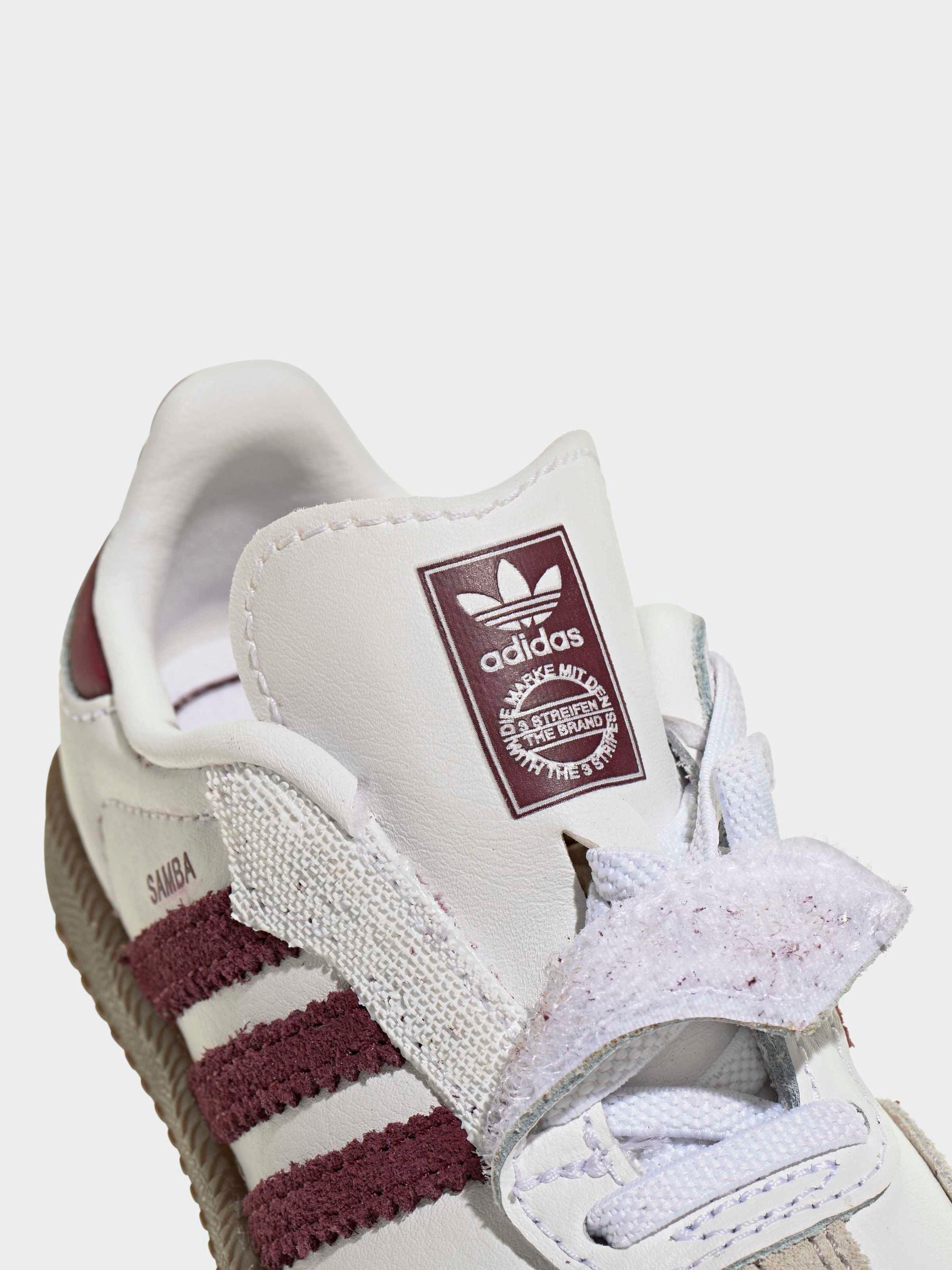 adidas Originals White Samba OG C Trainers image 5