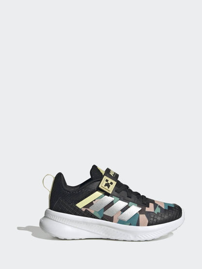 adidas Black Minecraft Fortarun El Trainers image 2