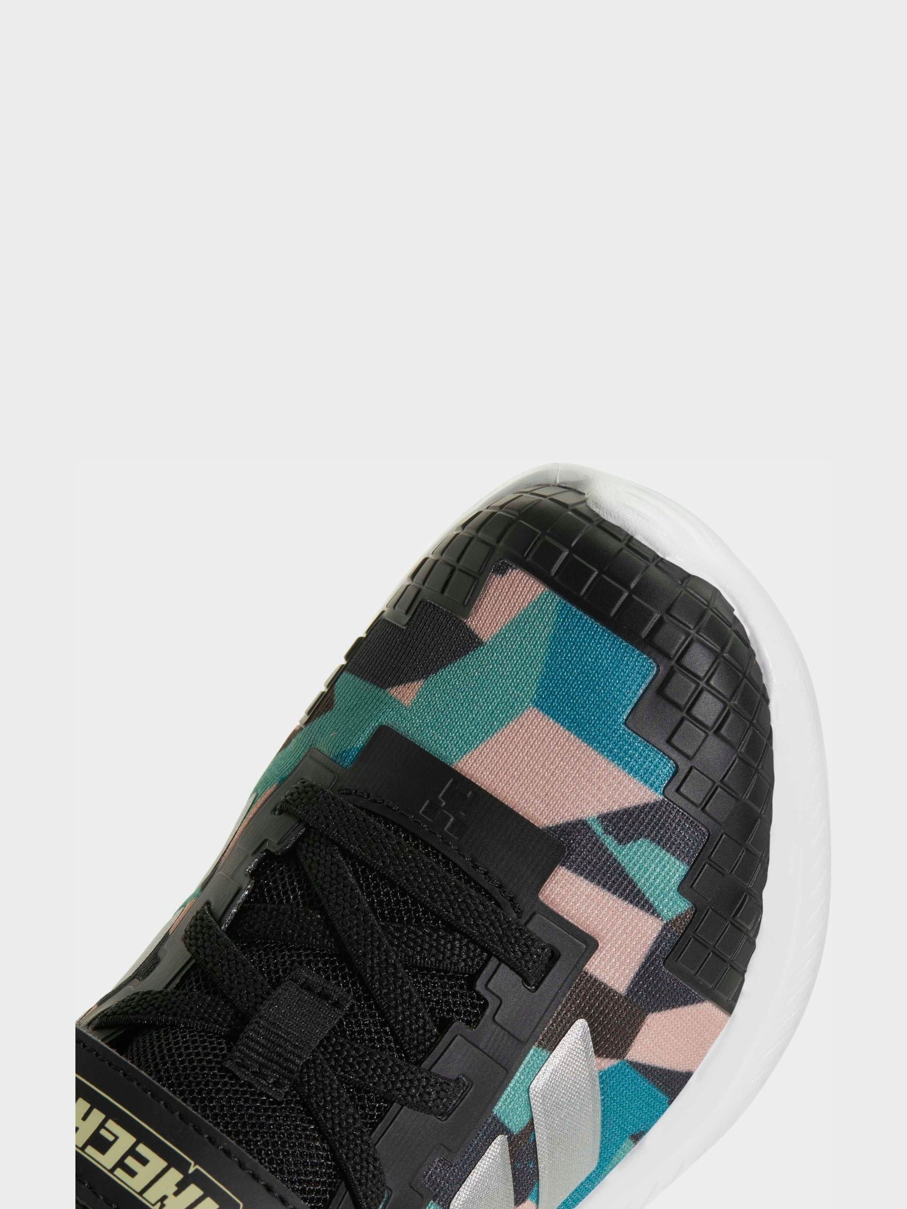 adidas Black Minecraft Fortarun El Trainers image 7