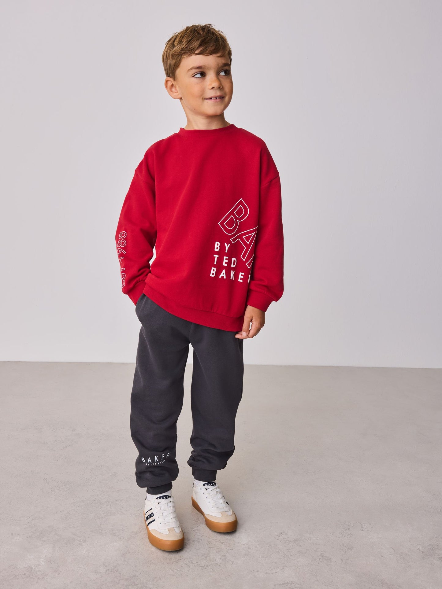 Baker by Ted Baker Oversized Graphic Sweatshirt and Joggers Set image 1