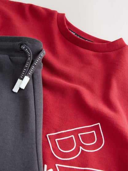 Baker by Ted Baker Oversized Graphic Sweatshirt and Joggers Set image 5