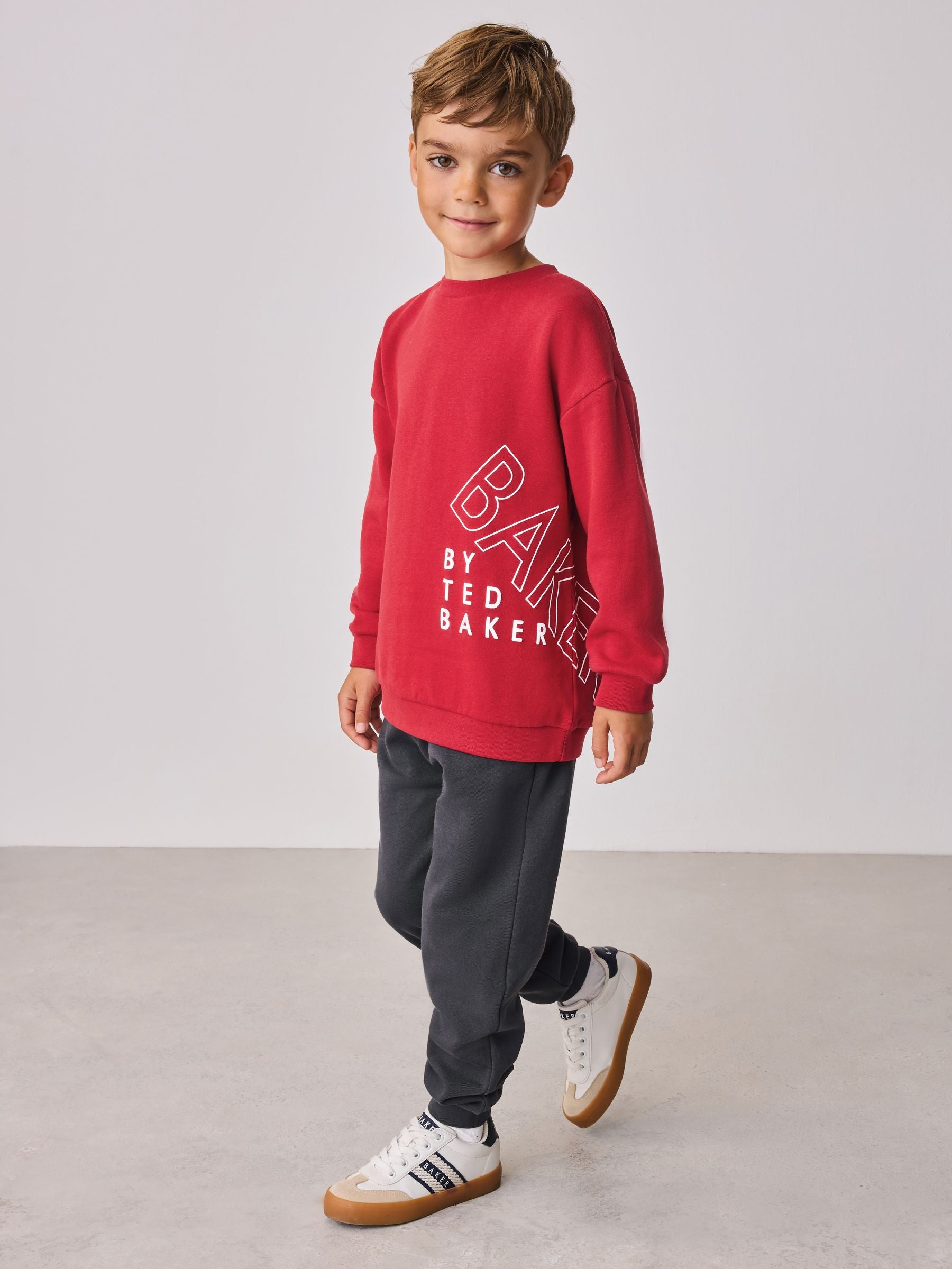 Baker by Ted Baker Oversized Graphic Sweatshirt and Joggers Set image 7