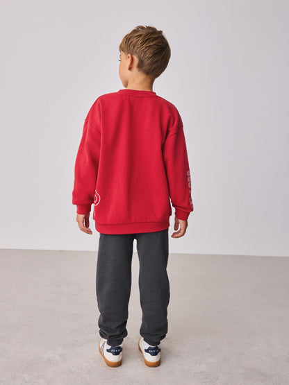 Baker by Ted Baker Oversized Graphic Sweatshirt and Joggers Set image 8