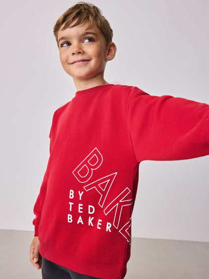 Baker by Ted Baker Oversized Graphic Sweatshirt and Joggers Set image 10
