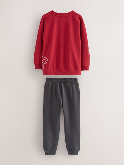Dsiney Kidz - Baker by Ted Baker Oversized Graphic Sweatshirt and Joggers Set image 9