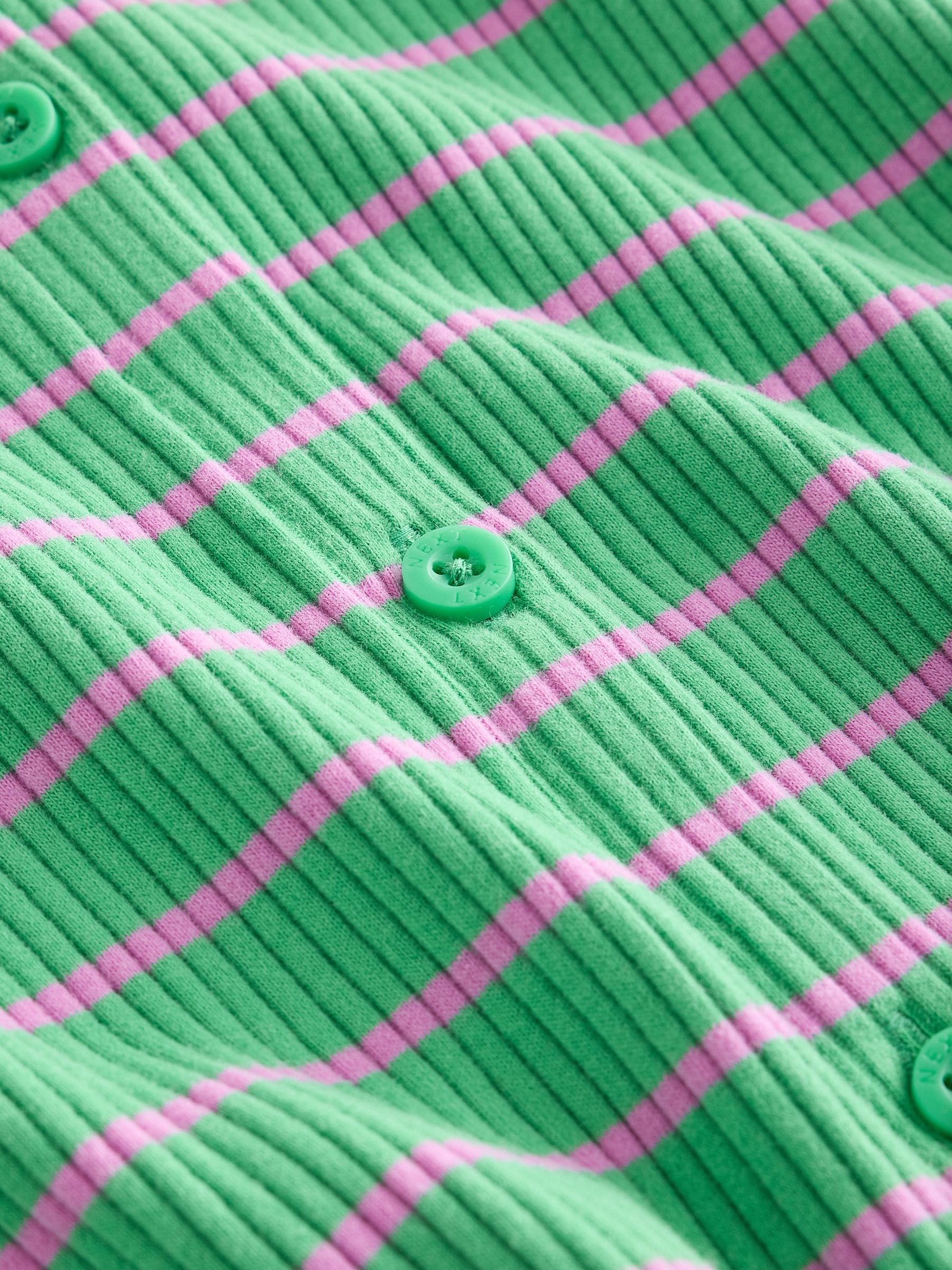 Dsiney Kidz - Green/Pink Long Sleeve Ribbed Cardigans 3 Pack (3mths-7yrs) image 7