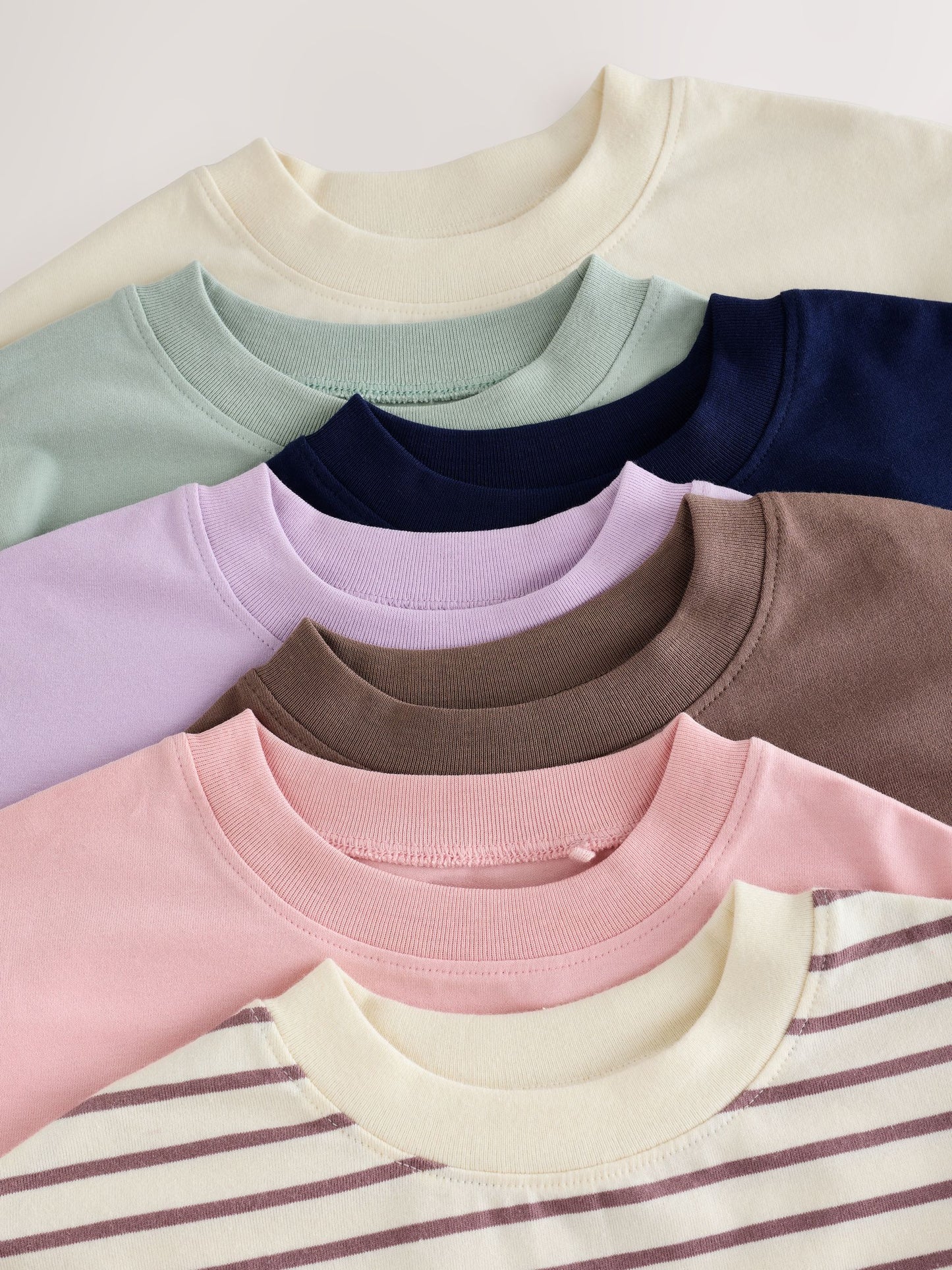 Dsiney Kidz - Neutral Pink Long Sleeve T-Shirts 7 Pack (3mths-7yrs) image 10
