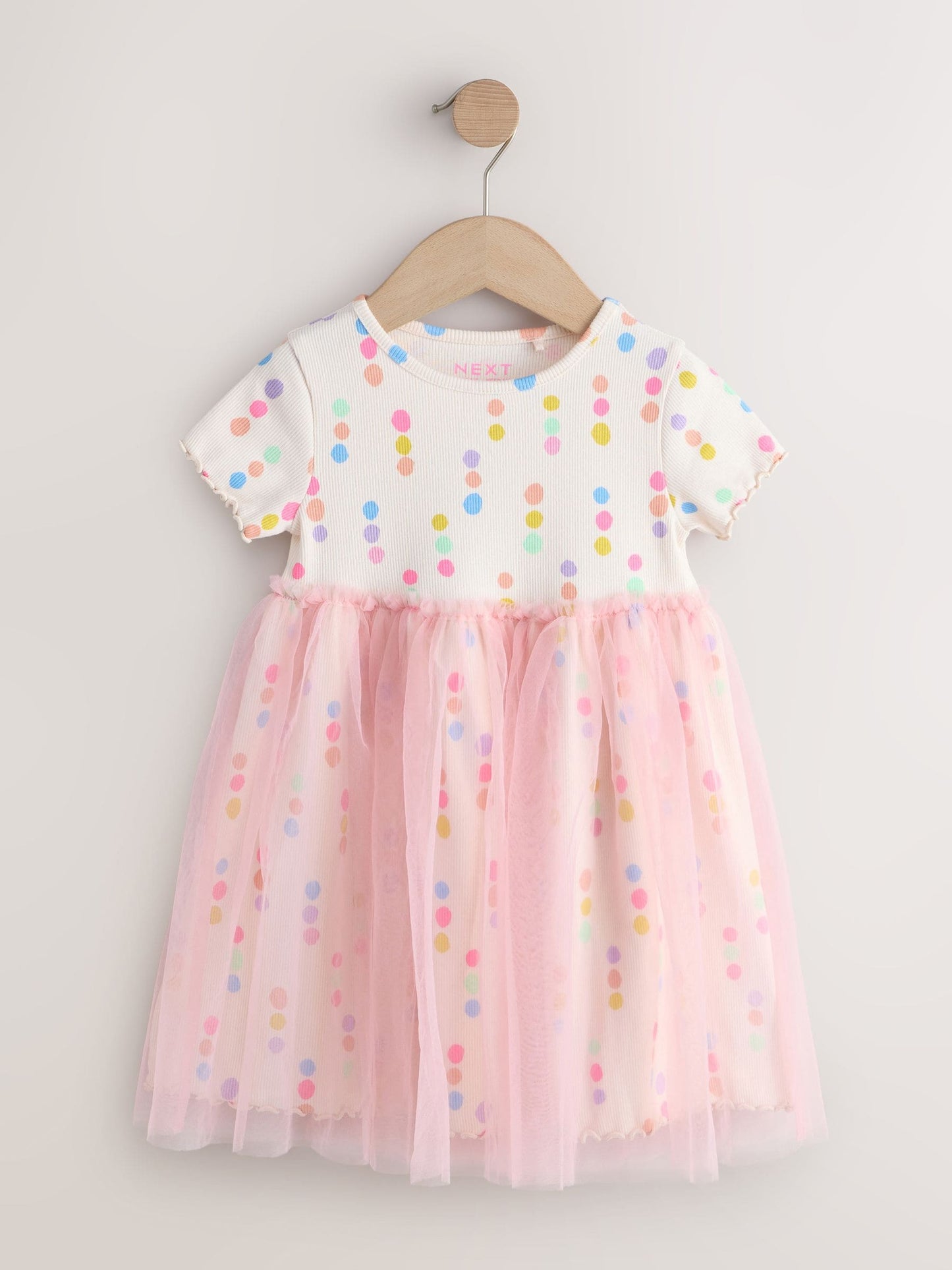 Rainbow Spot Mesh Skirt Dress (3mths-7yrs) image 4