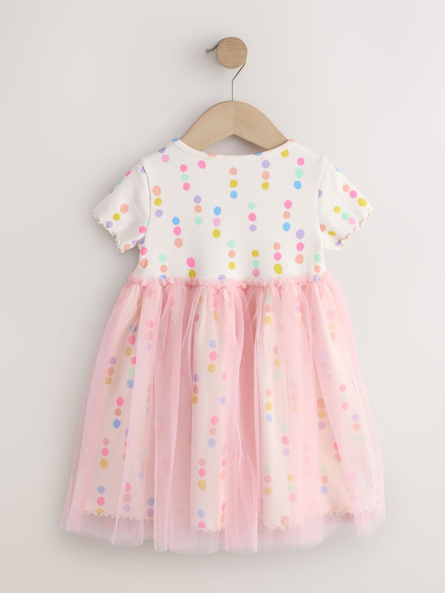 Rainbow Spot Mesh Skirt Dress (3mths-7yrs) image 5