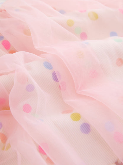 Rainbow Spot Mesh Skirt Dress (3mths-7yrs) image 7