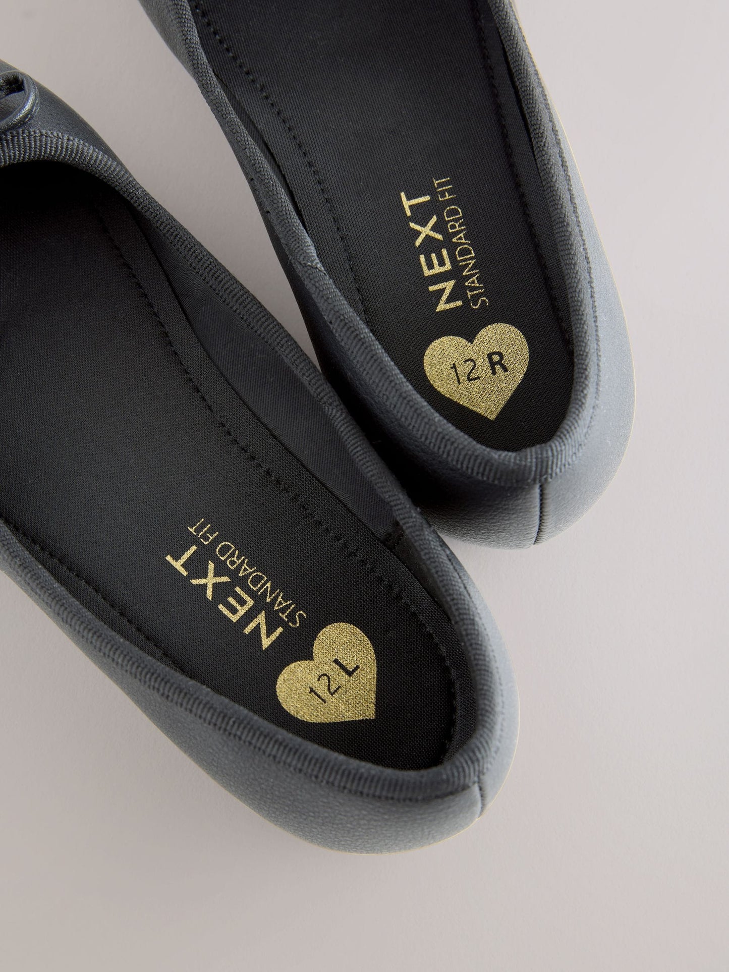 Black Matte Wide Fit (G) Ballerina School Shoes image 5