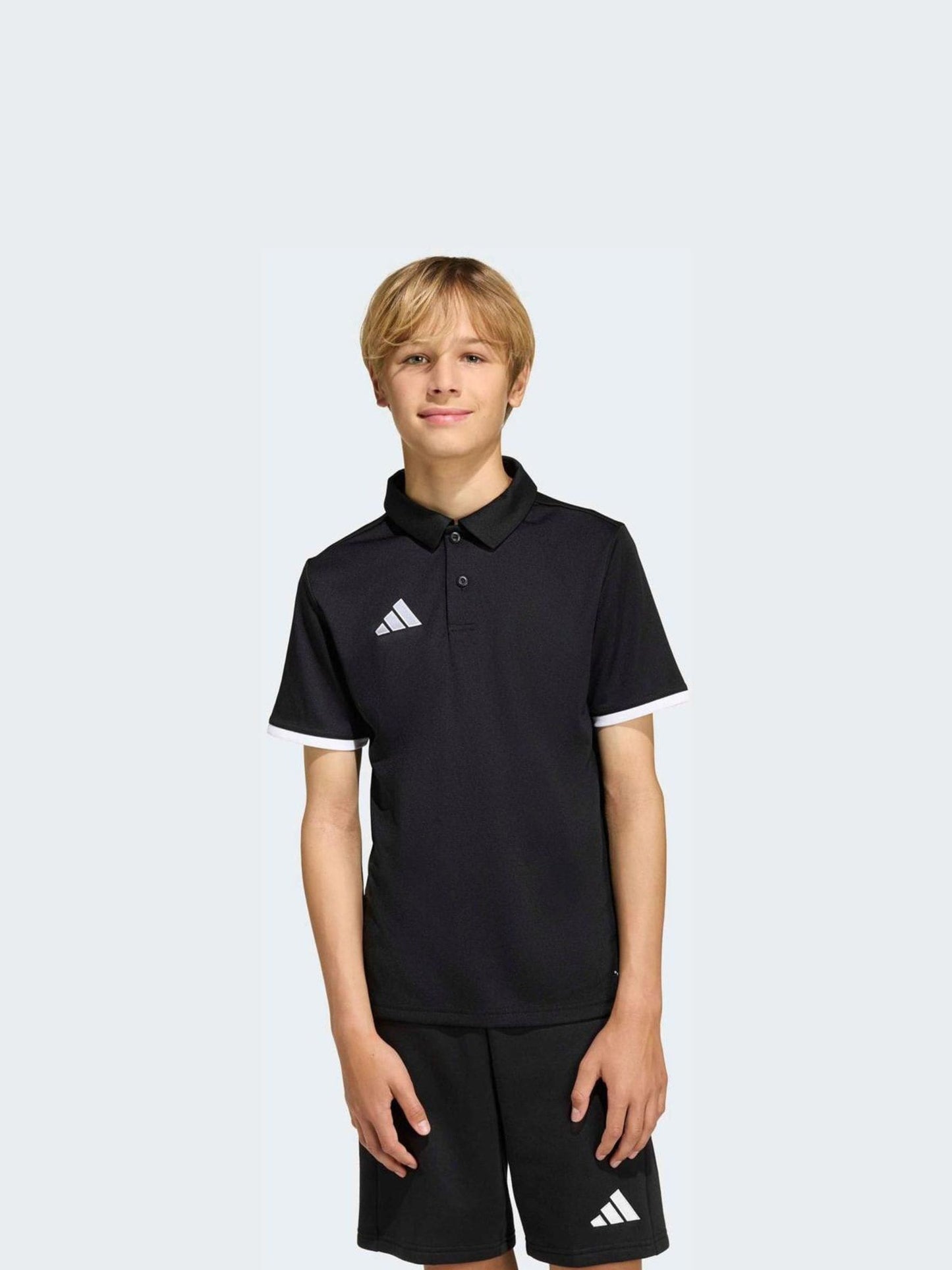Dsiney Kidz - adidas Black Entrada 26 Kids Polo Shirt image 1