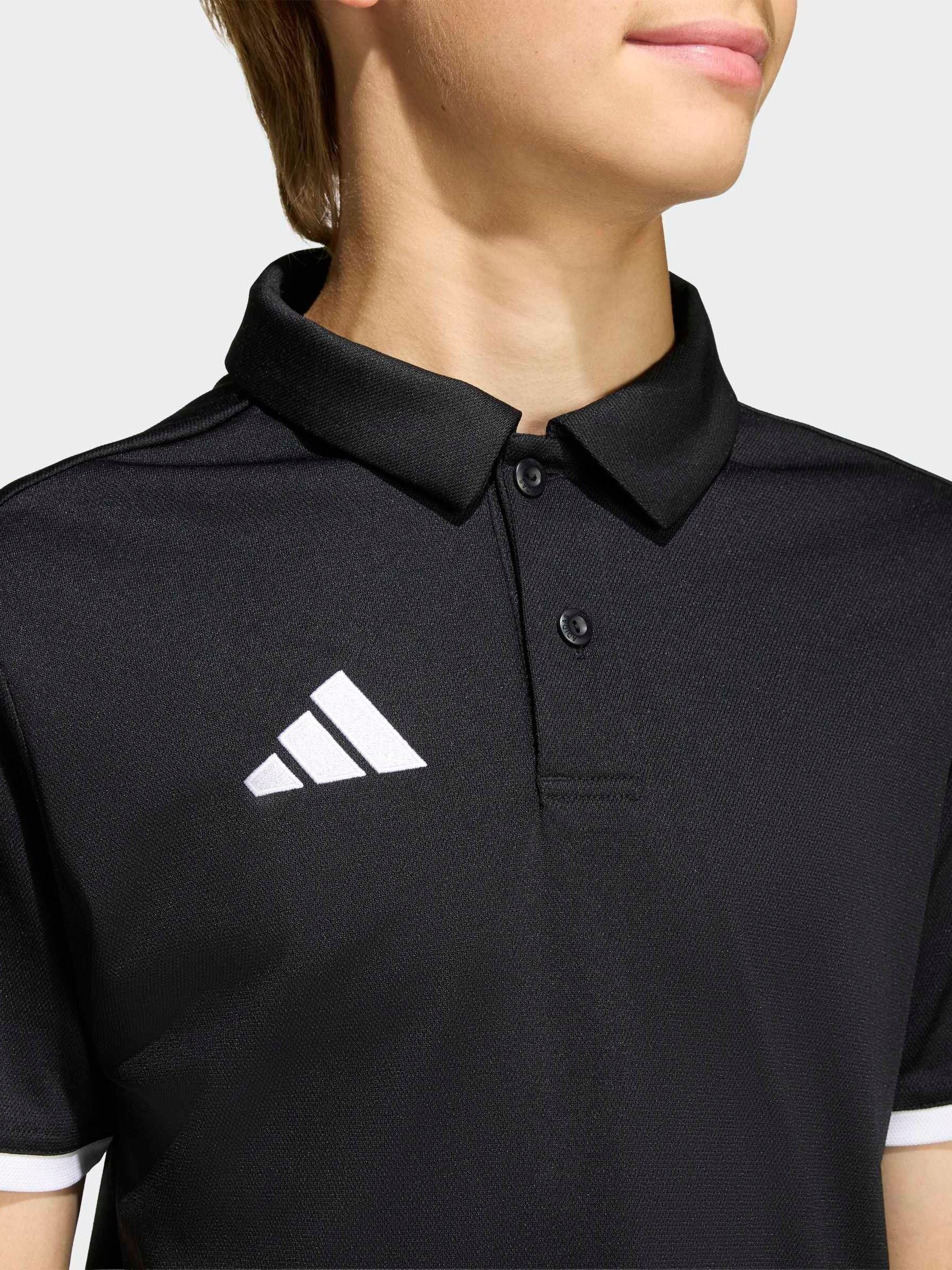 Dsiney Kidz - adidas Black Entrada 26 Kids Polo Shirt image 4