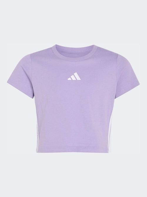 Dsiney Kidz - adidas Lilac 3-Stripes Essentials Baby T-Shirt image 1