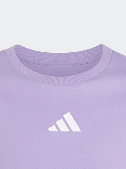 Dsiney Kidz - adidas Lilac 3-Stripes Essentials Baby T-Shirt image 3