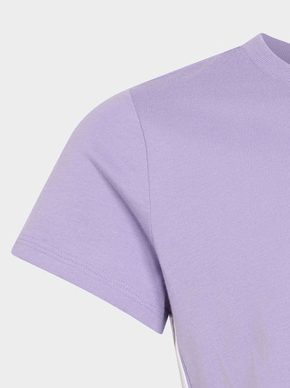 Dsiney Kidz - adidas Lilac 3-Stripes Essentials Baby T-Shirt image 5