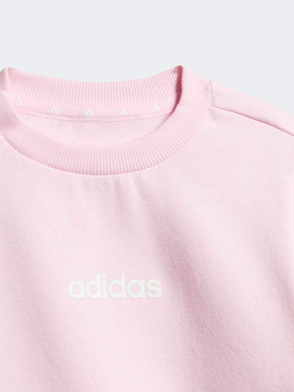 adidas Pink Sweat Top & Joggers Set image 5