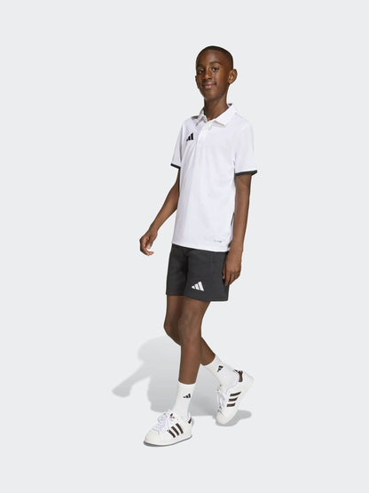 Dsiney Kidz - adidas White Entrada 26 Kids Polo Shirt image 3