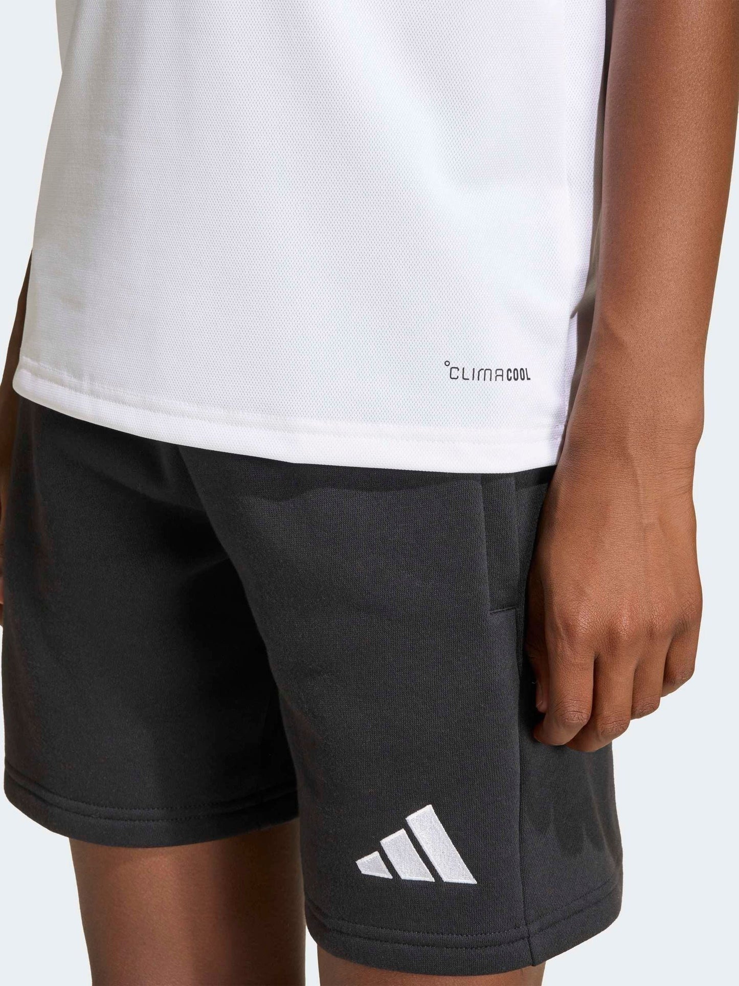 Dsiney Kidz - adidas White Entrada 26 Kids Polo Shirt image 5