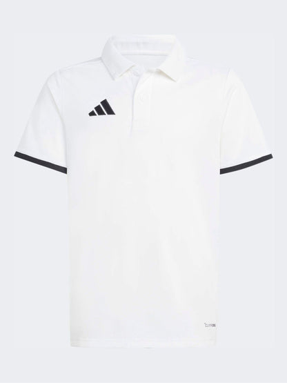 Dsiney Kidz - adidas White Entrada 26 Kids Polo Shirt image 6