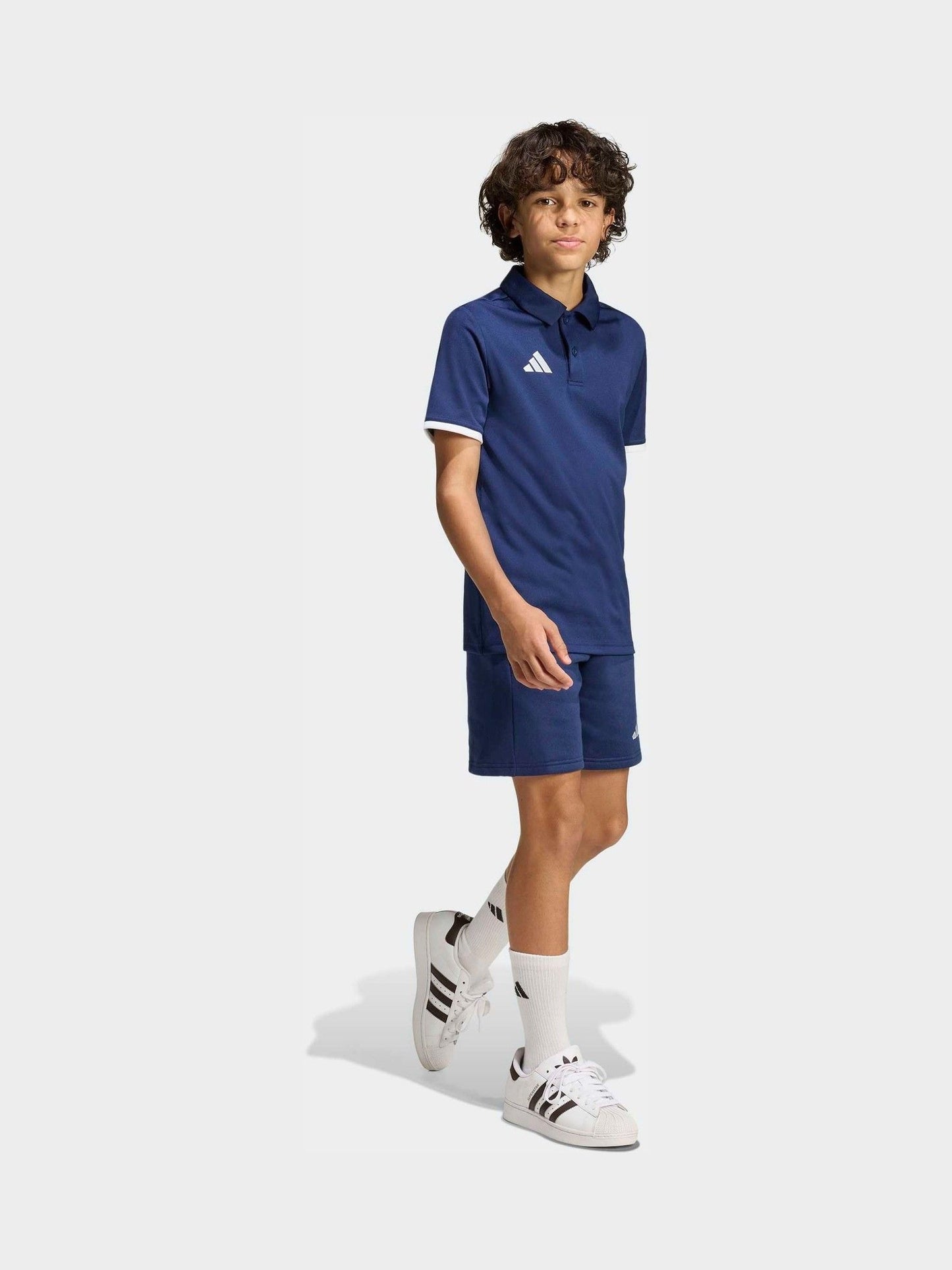 Dsiney Kidz - adidas Blue Entrada 26 Kids Polo Shirt image 3