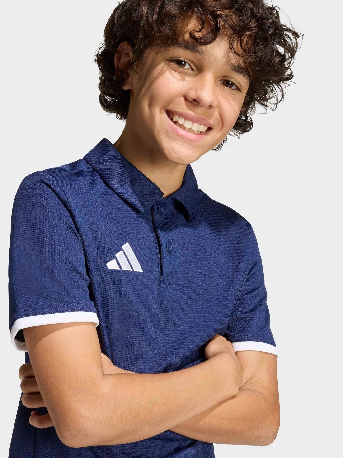 Dsiney Kidz - adidas Blue Entrada 26 Kids Polo Shirt image 4
