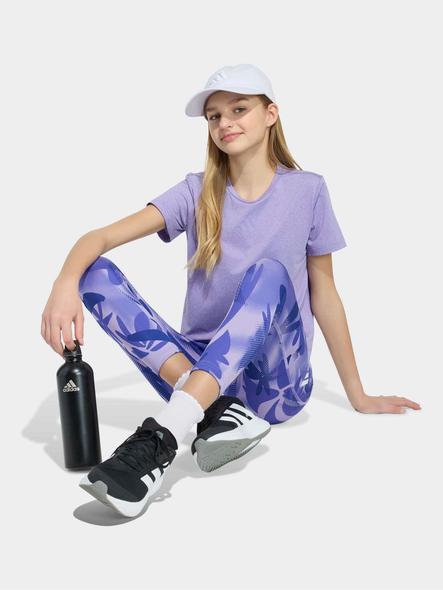 Dsiney Kidz - adidas Purple Sportswear Mid-Layer T-Shirt image 3