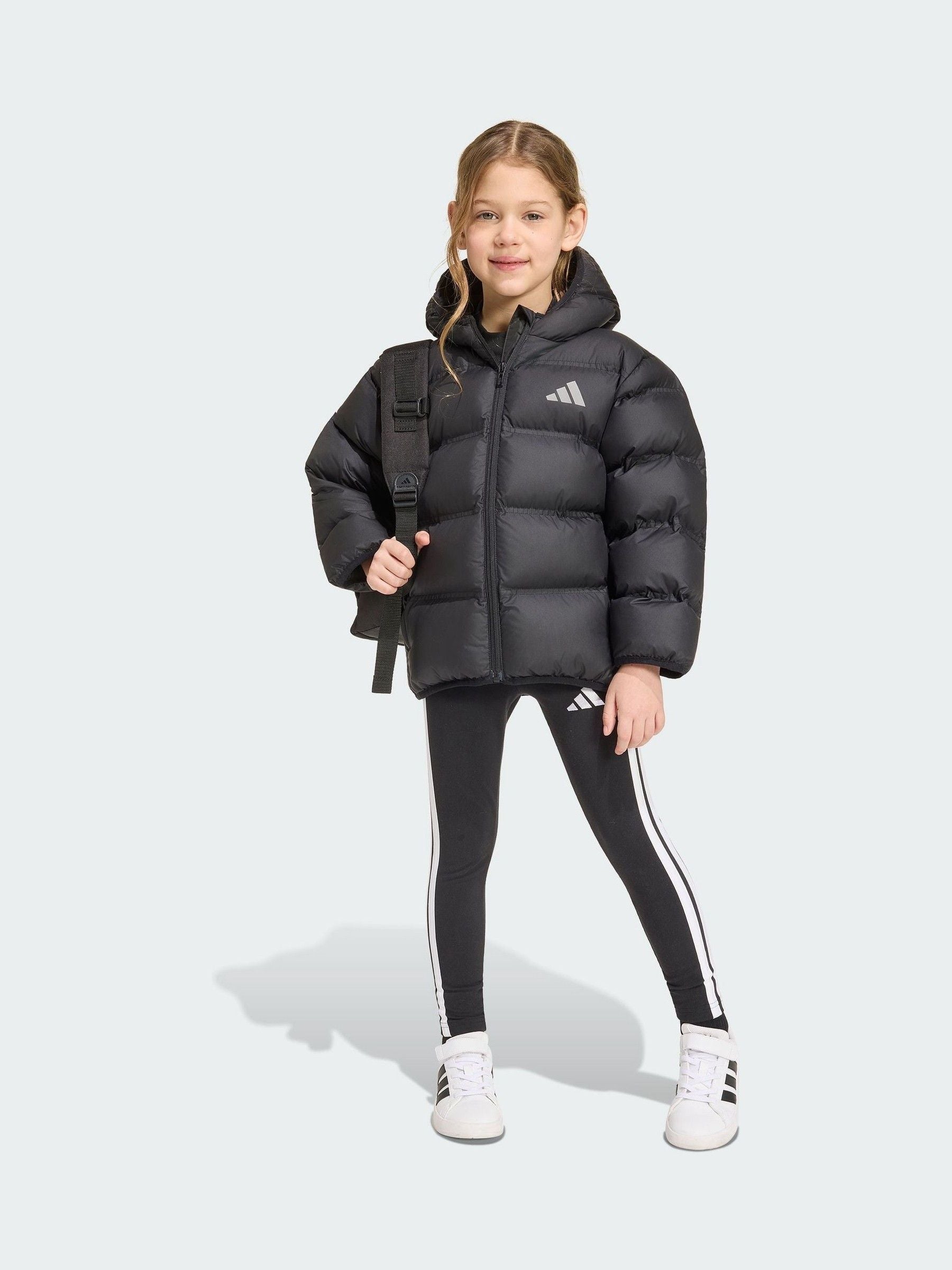 Dsiney Kidz - adidas Black Puffer Jacket image 1