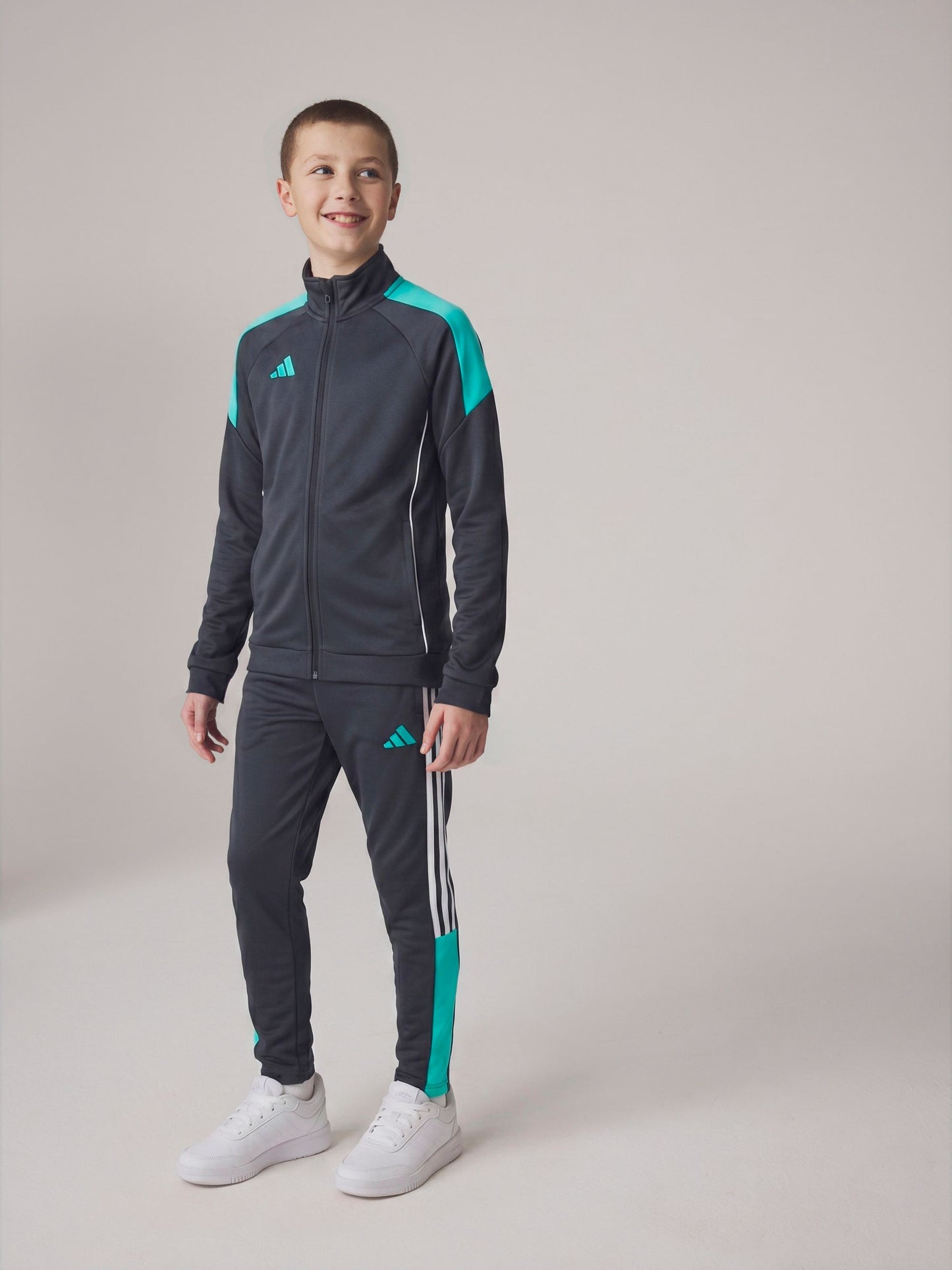 Dsiney Kidz - adidas Grey Tiro 26 Essentials Tracksuit image 1