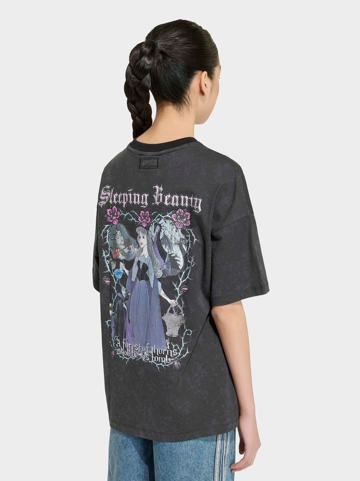 Dsiney Kidz - adidas Originals Black Sleeping Beauty T-Shirt image 1