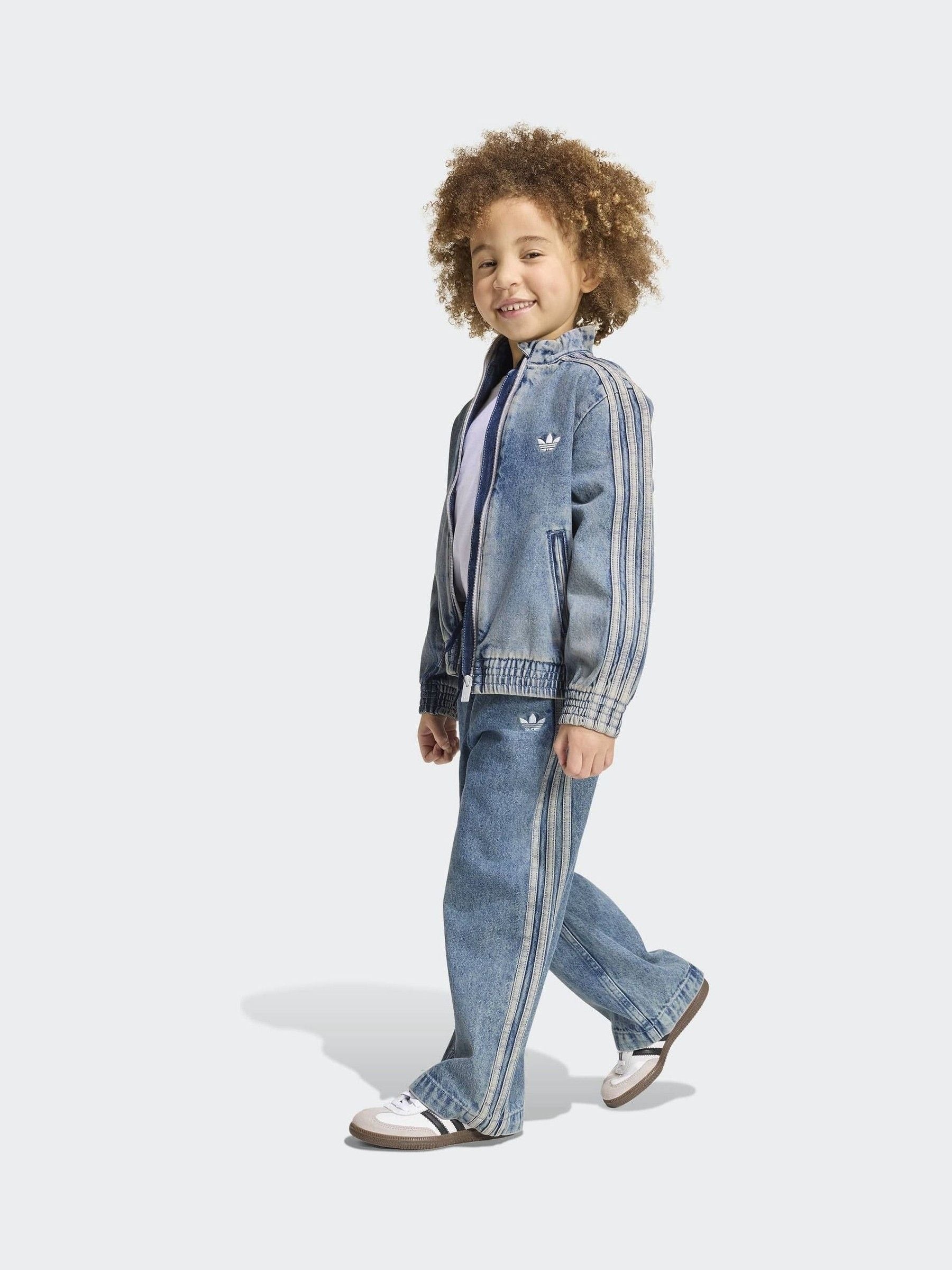 Dsiney Kidz - adidas Originals Blue Firebird Denim Jeans image 3