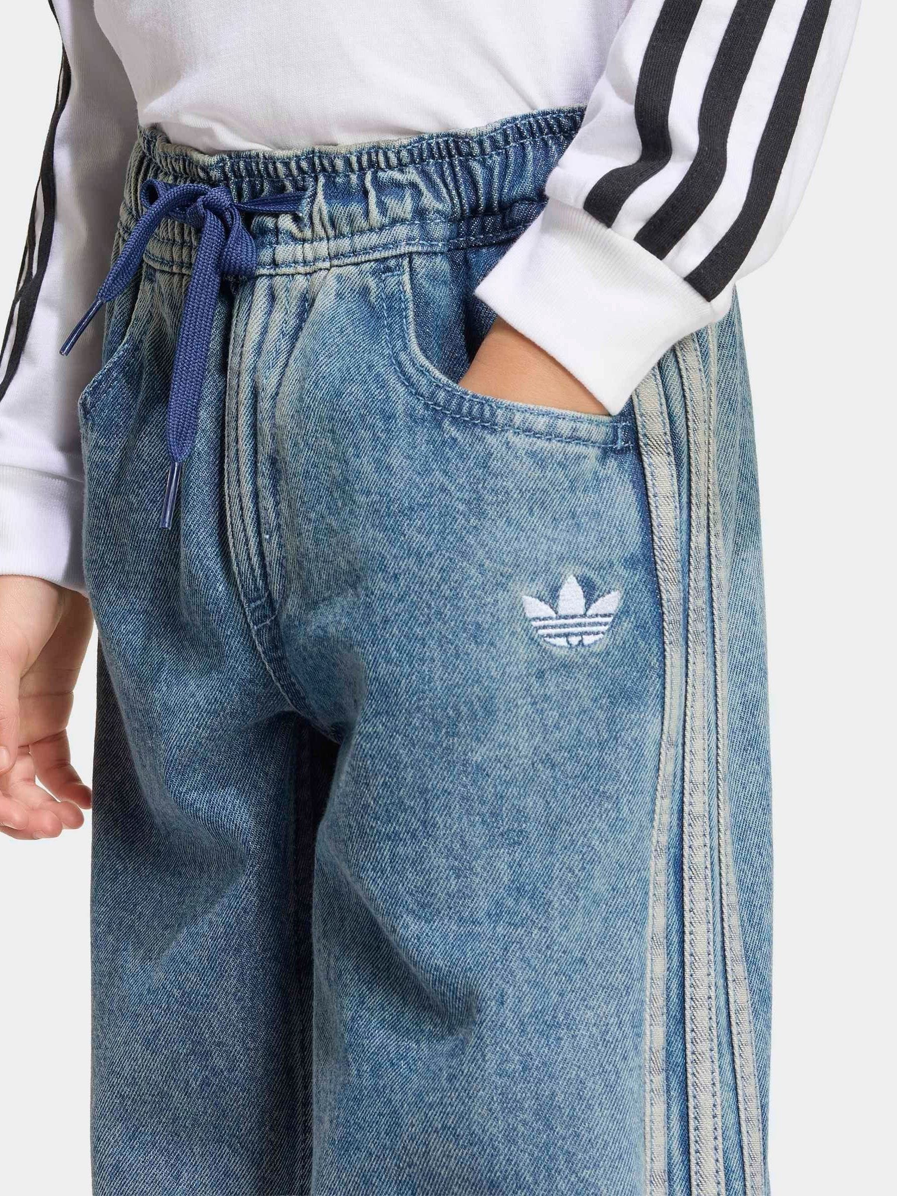 Dsiney Kidz - adidas Originals Blue Firebird Denim Jeans image 4