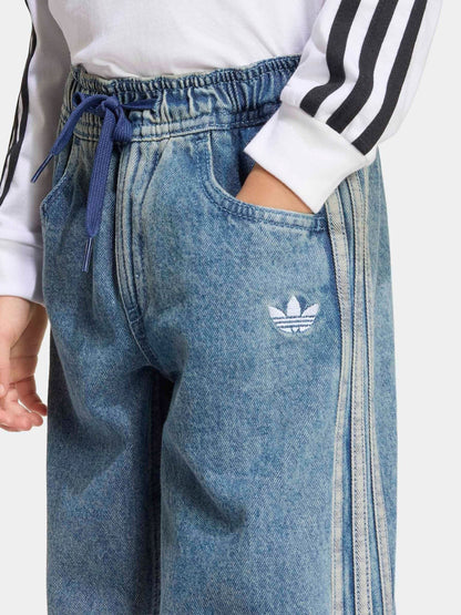 Dsiney Kidz - adidas Originals Blue Firebird Denim Jeans image 4