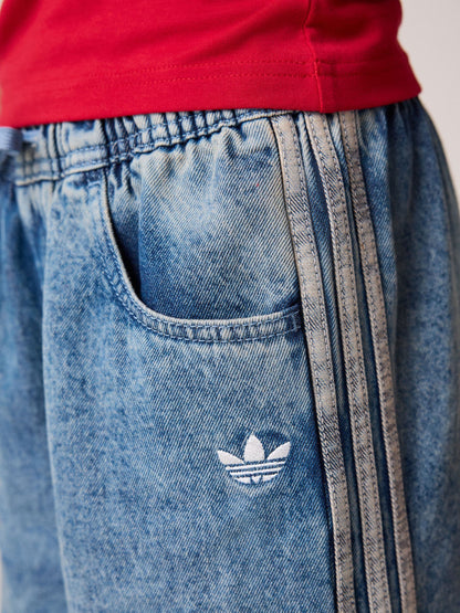 Dsiney Kidz - adidas Originals Blue Wide Leg Denim Jeans image 4