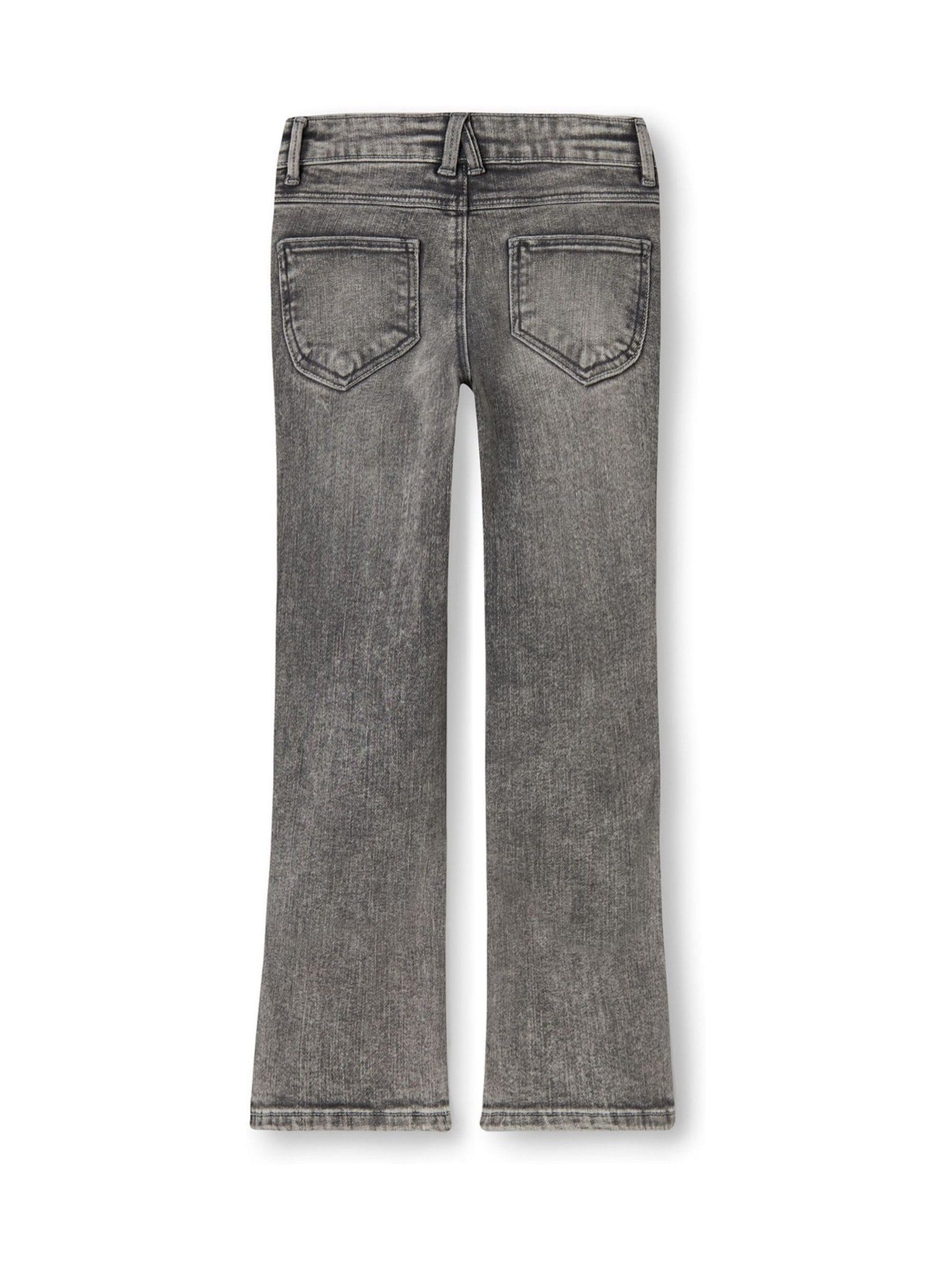 Dsiney Kidz - Name It Dark Grey Girls Flare Jeans With Adjustable Waist image 2