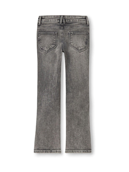 Dsiney Kidz - Name It Dark Grey Girls Flare Jeans With Adjustable Waist image 2
