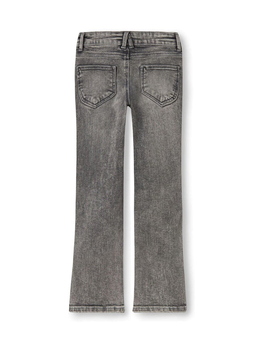 Dsiney Kidz - Name It Dark Grey Girls Flare Jeans With Adjustable Waist image 2
