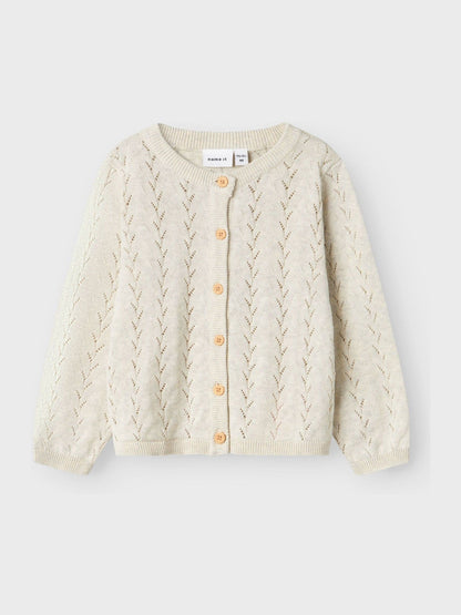 Dsiney Kidz - Name It Cream Pointelle Knit Cardigan image 2