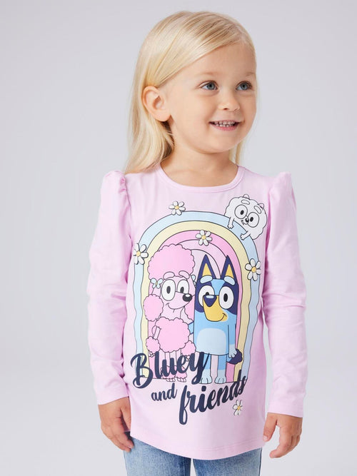 Name It Pink Bluey Long Sleeve T-Shirt image 1