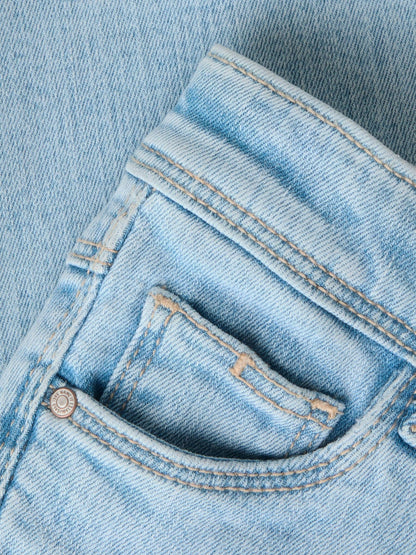 Dsiney Kidz - Name It Sky Blue Girls Flare Jeans With Adjustable Waist image 4