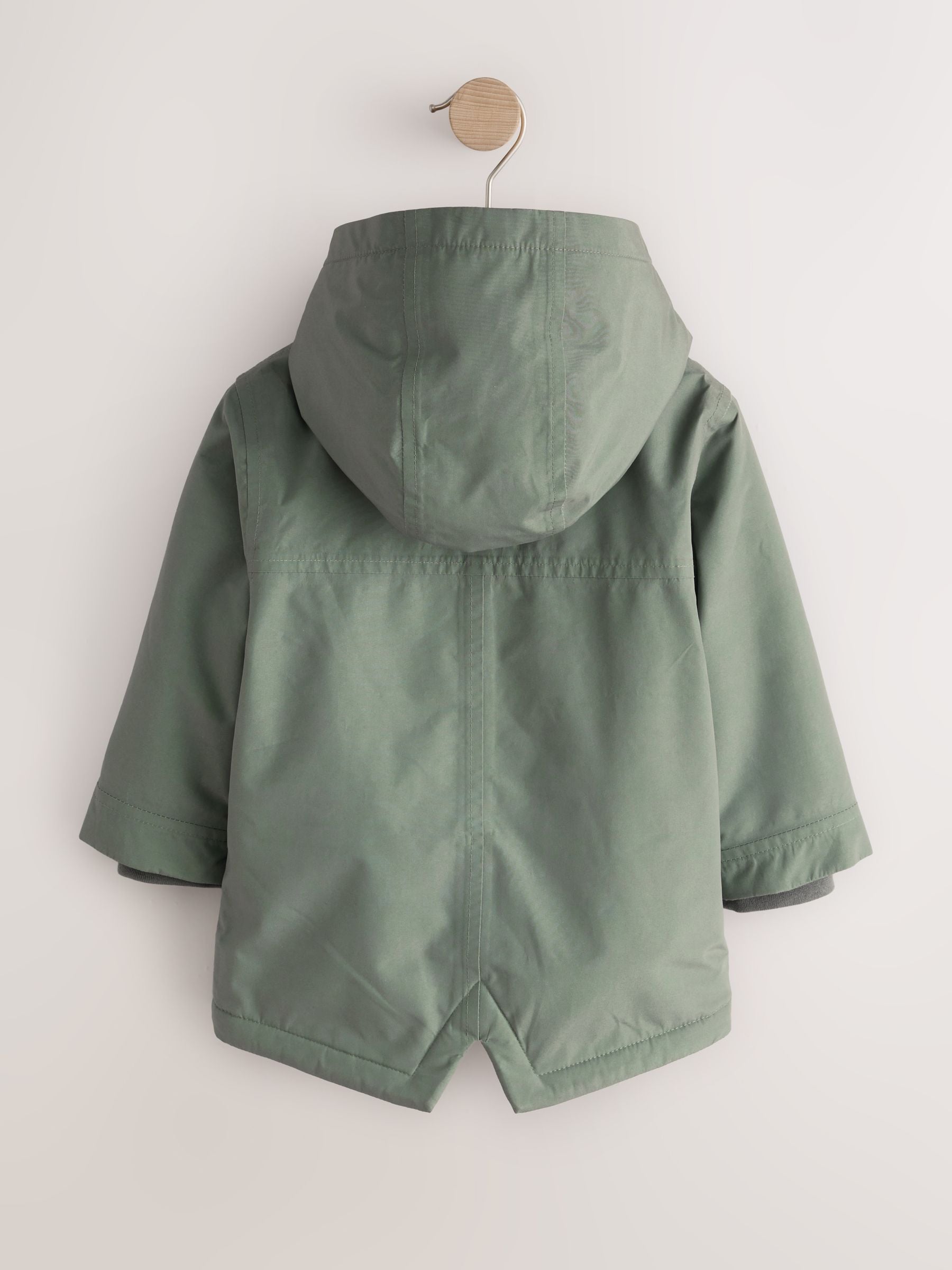Dsiney Kidz - Green Waterproof Borg Lined Parka (3mths-7yrs) image 8