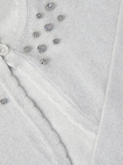 Monsoon Silver Diamanté Embellished Cardigan image 4