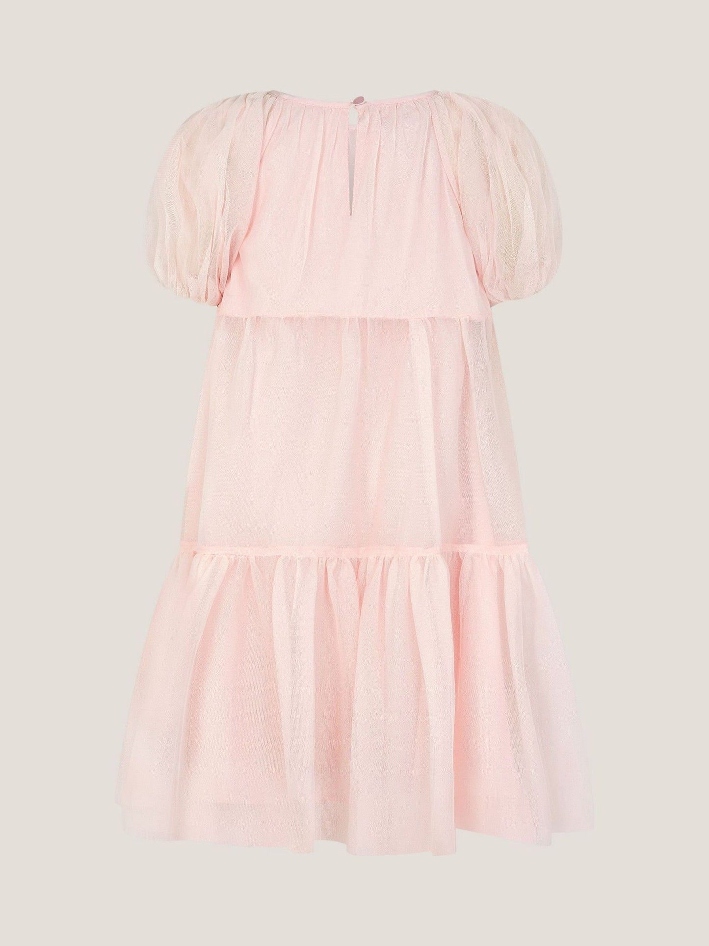 Monsoon Pale Pink Leila Floral Embellished Party Dress image 3